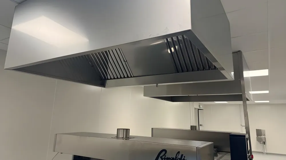 Hotte de cuisine industrielle